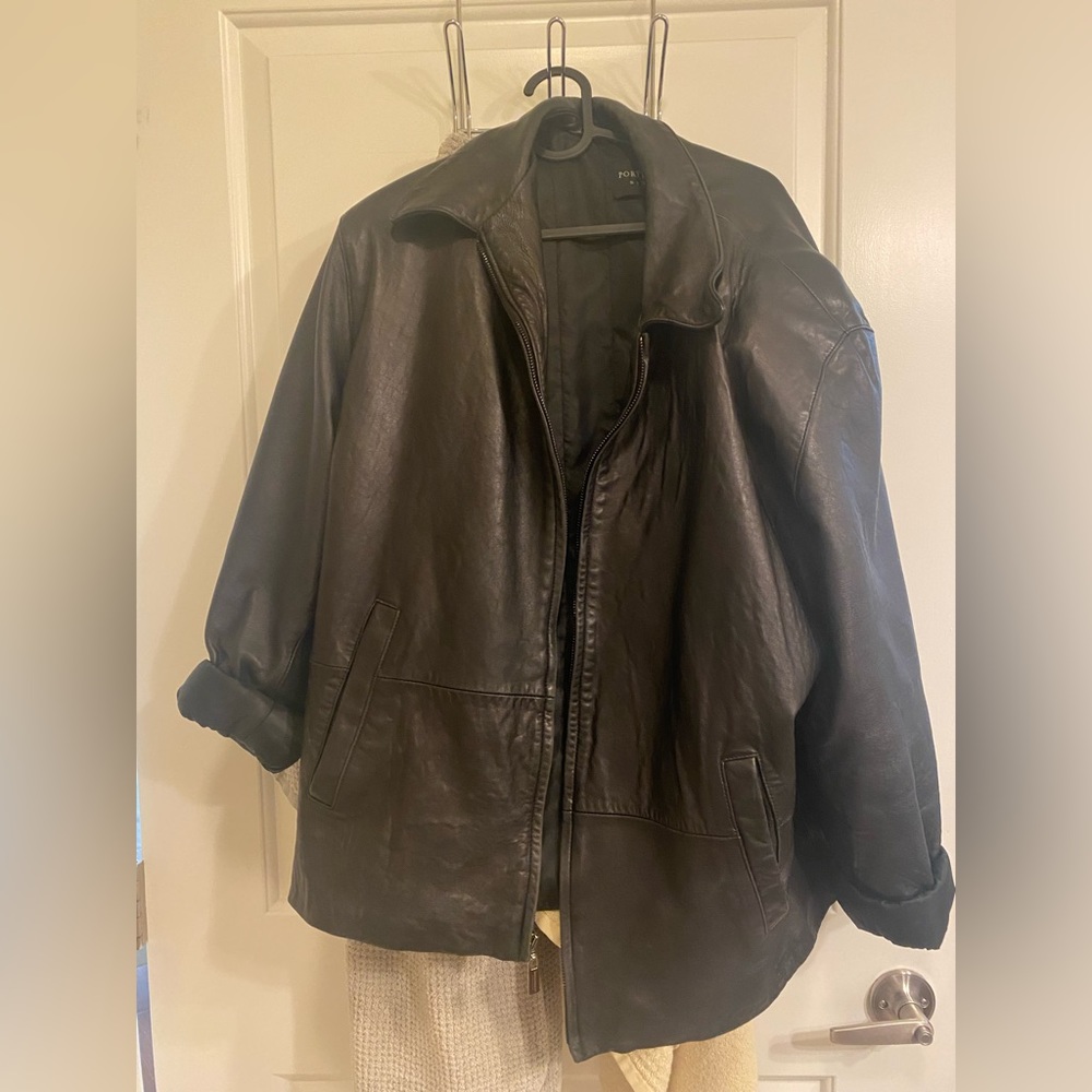 Port Authority men’s leather jacket